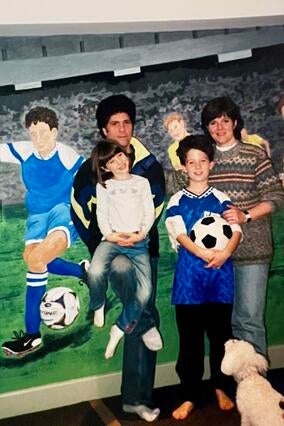 Wish kid Philip playing soccer as a kid
