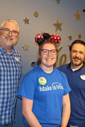 Wish kid Megan on her wish