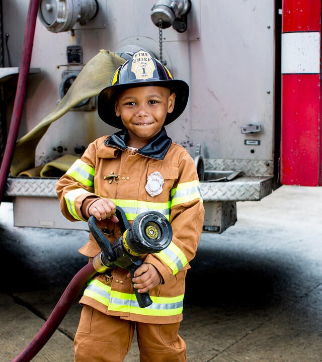 Tyren's firefighter wish