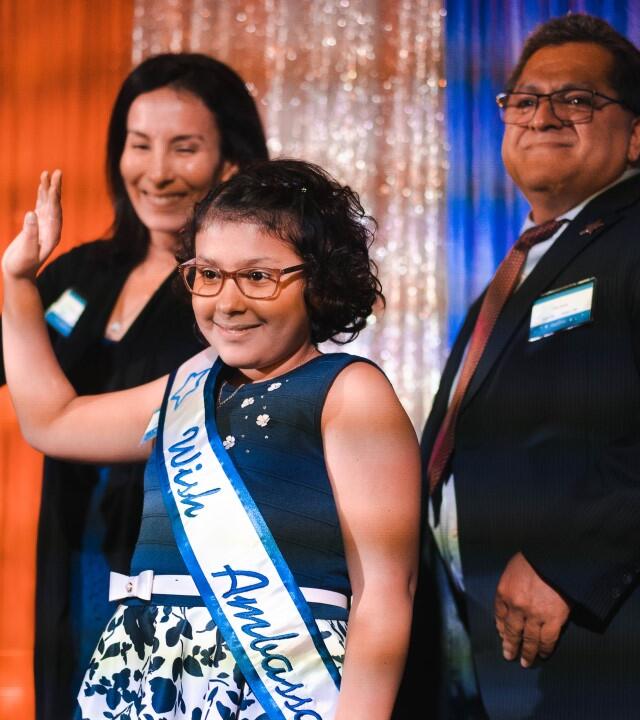 Wish Kid Valerie and family