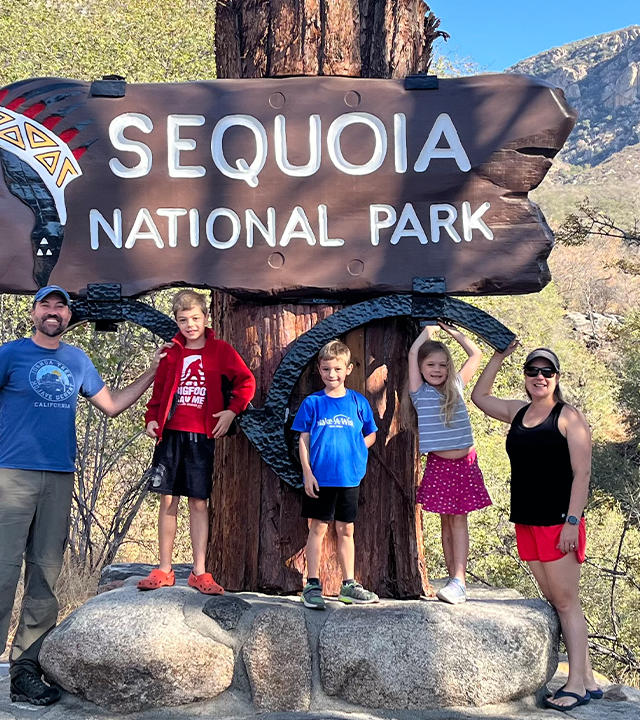 Jonah's wish to see sequoia trees in California