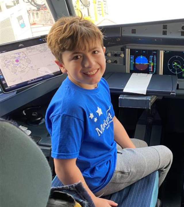 Jack in cockpit