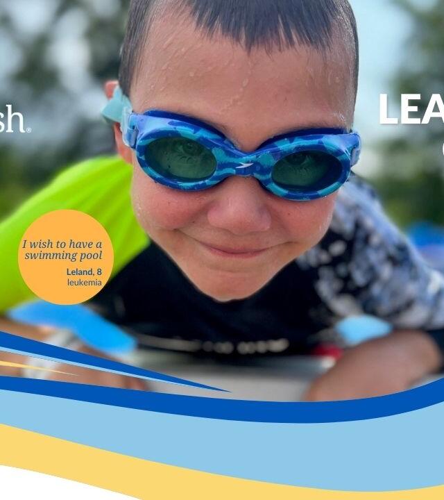 Youth Leadership Council Leland I wish to have a pool boy with goggles wave graphic