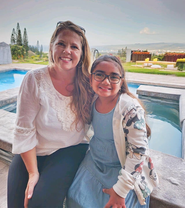 Becky and Wish Kid Kameryn-Rylee