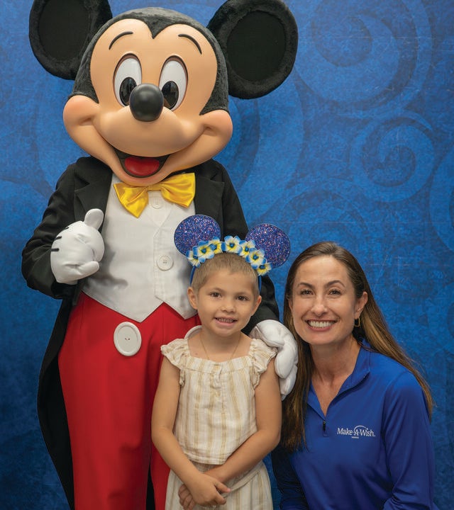 Pandora with Mickey Mouse and Trini