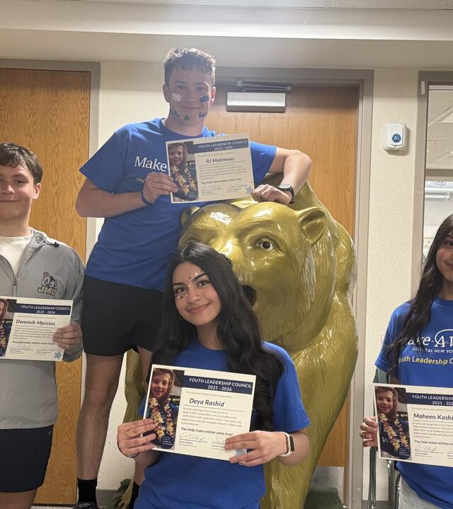 Vestal YLC members from Vestal with Certificates