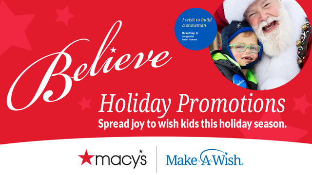 Spread joy this holiday season with Macy's Believe.