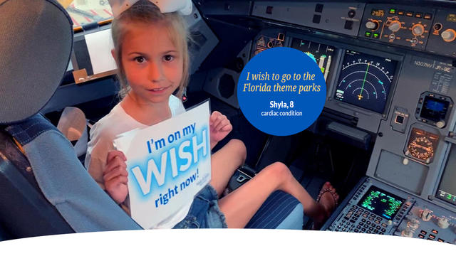 Give wishes wings by donating your air miles!