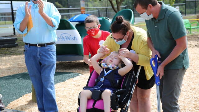 Family Celebrating at Ivy's Wish