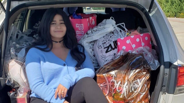 Kiara's shopping spree