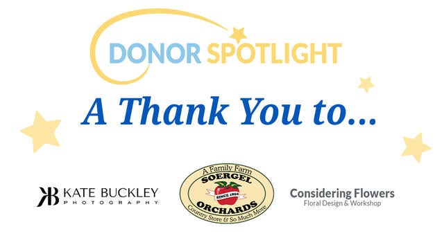 A thank you to Kate Buckley Photography, Soergels Orchard and Considering Flowers