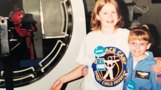 Kalina and Family at space camp