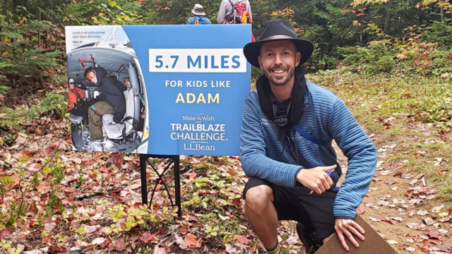 Adam Volunteers for Make-A-Wish Maine