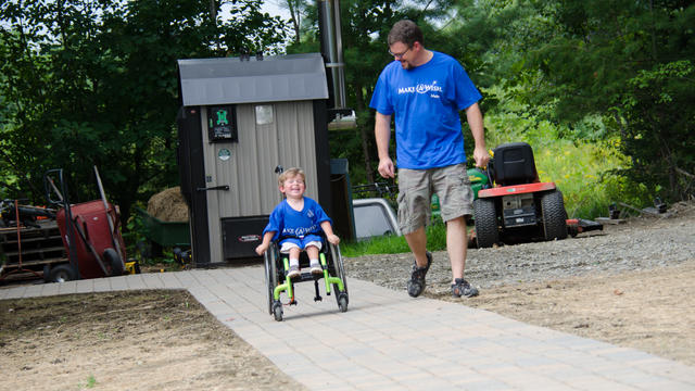 Kellan's Wish for a Pathway to his Barn