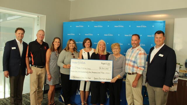 Gerdin Family with Make-A-Wish Iowa