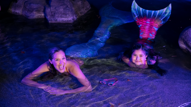 Wish kid Jayleen with Linden the Mirmaid