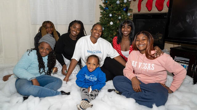 Aayden and his family enjoy their Winter Wonderland home.