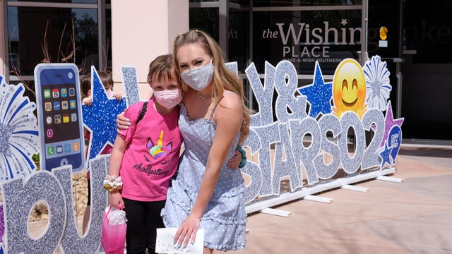 Holly and Kayla meet for the first time at The Wishing Place.