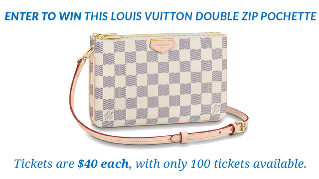Louis Vuitton Double Zip Pochette Raffle Image