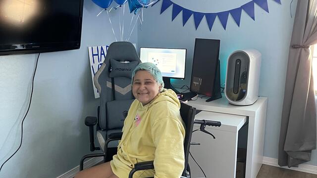Lala's wish to have a gaming setup
