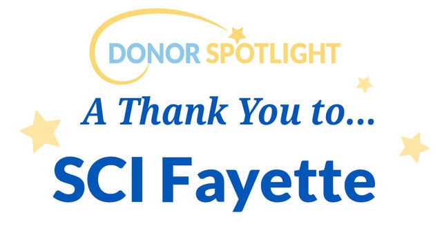 A Thank You to SCI Fayette