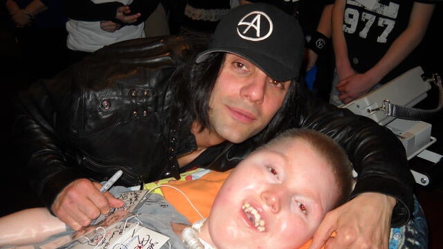 Criss Angel and wish kid Cashel