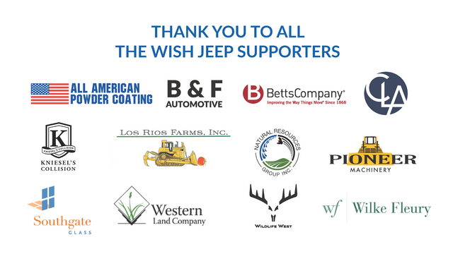 List of Wish Jeep Sponsors