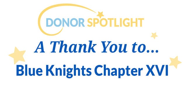 At thank you to Blue Knights Chapter XVI