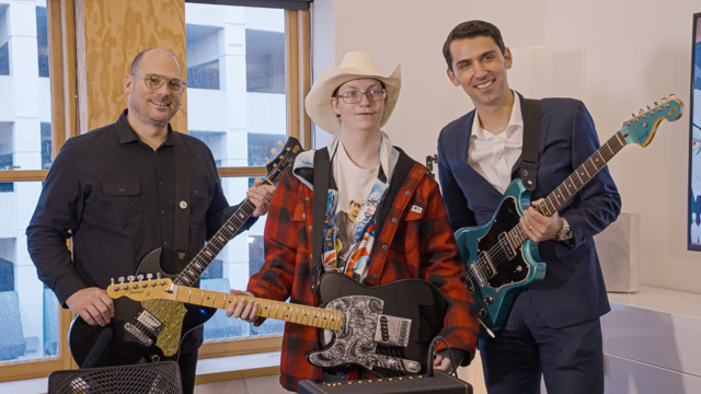 A board member at a wish granting