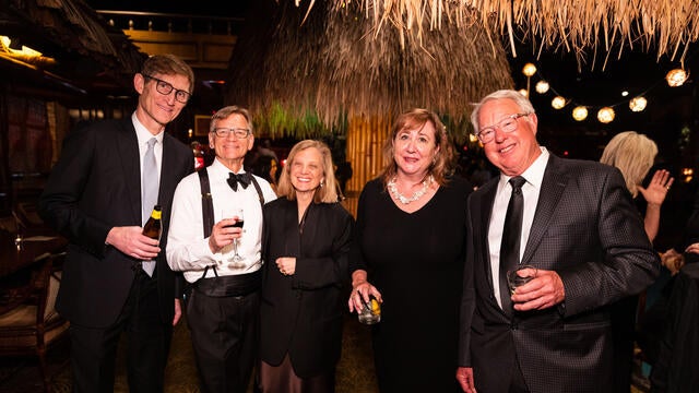 Gala guests in the Tonga Room