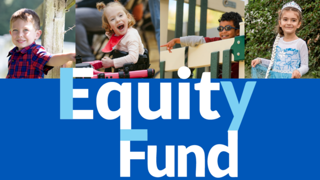 Equity Fund logo with smiling kids