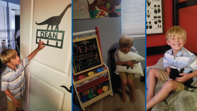 Dean after seeing his new room