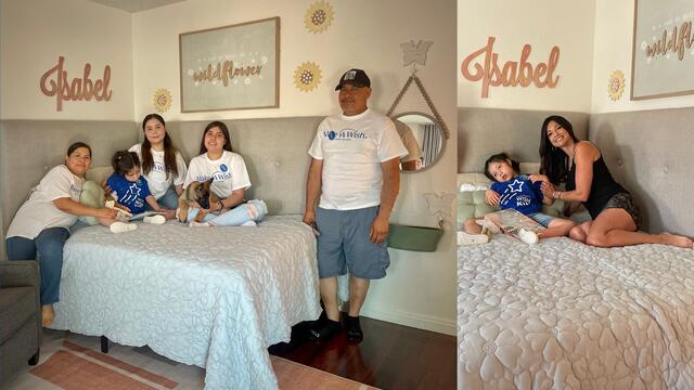 Isabel's Room with Family