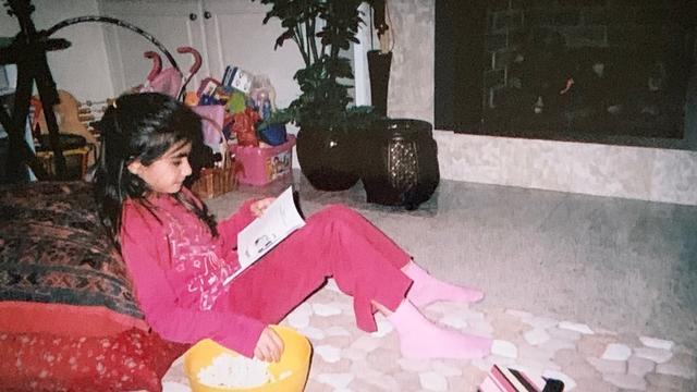 Salma at a young age