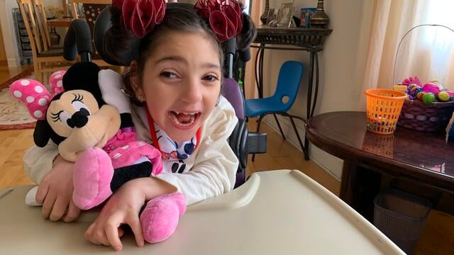 Katya and Minney stuffed animal