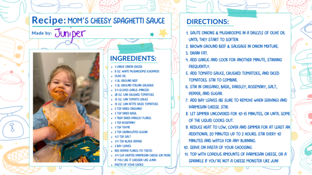 Juniper's Recipe
