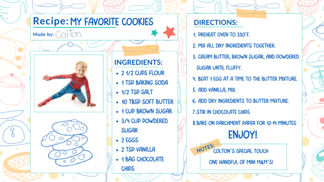 Colton's Recipe