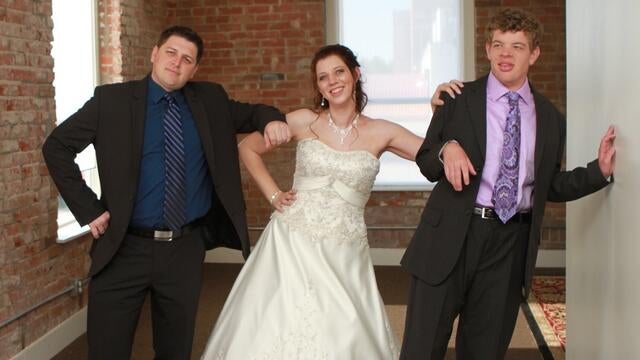 Daniel, Robin, and Alex before prom.