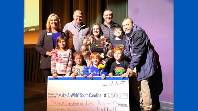 Hubbell Power Systems check presentation