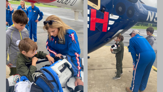 Wish Kid Zachary Helicopter Pilot