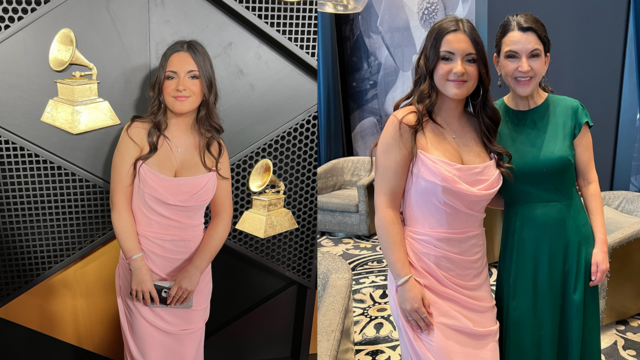 Lucia on the red carpet