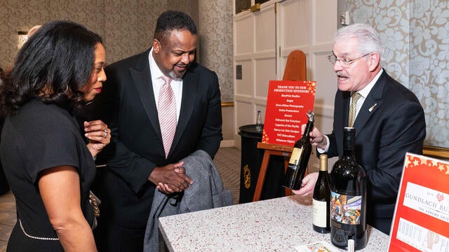 Carla and Tony Wicks enjoy wine from Baldacci Family Vineyards. 