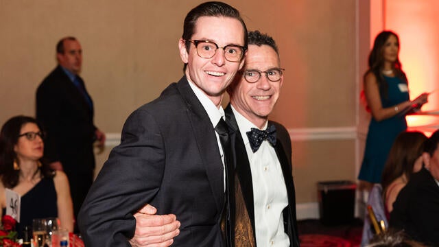 Wish alum Ben with volunteer Eric “EJ” Johnston