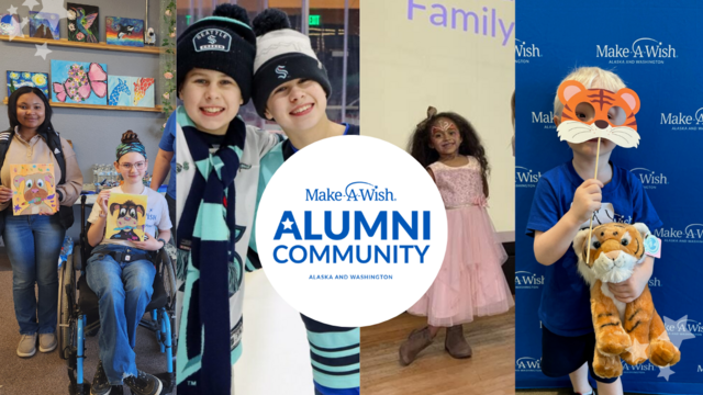 Collage of wish kids smiling 