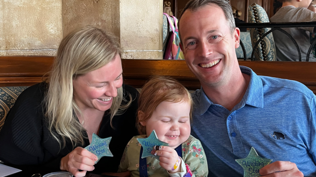 Violet and her parents