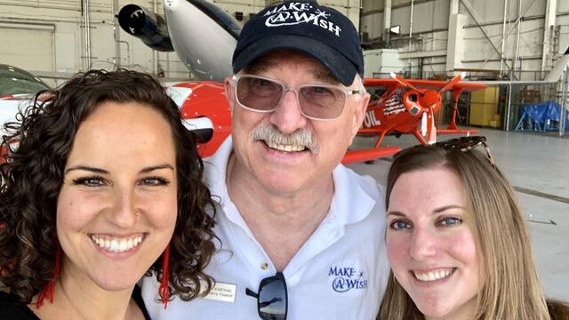 Becki Smith, Dan Karthas, Kelly Bohon at the Blue Angels event in October of 2019.