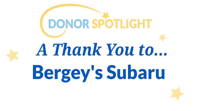 A Thank You To... Bergey's Subaru