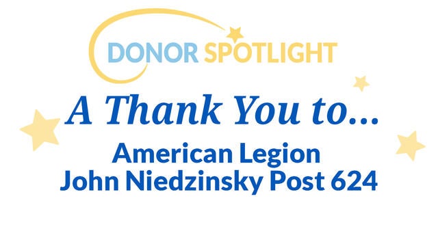 A Thank You to American Legion John Niedzinsky Post 624