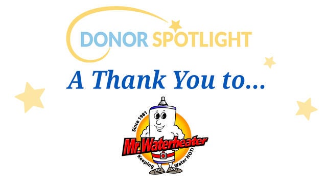 A Thank you to Mr. Waterheater.