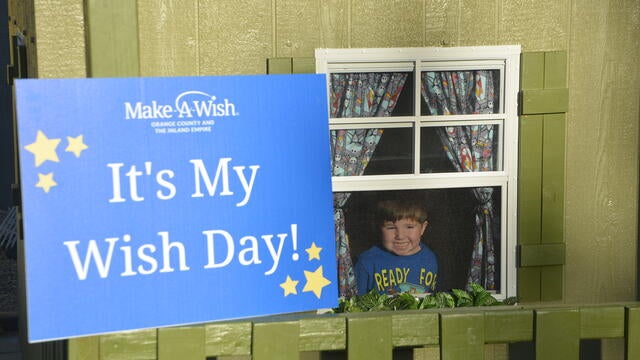 Ben's wish to have a playhouse!